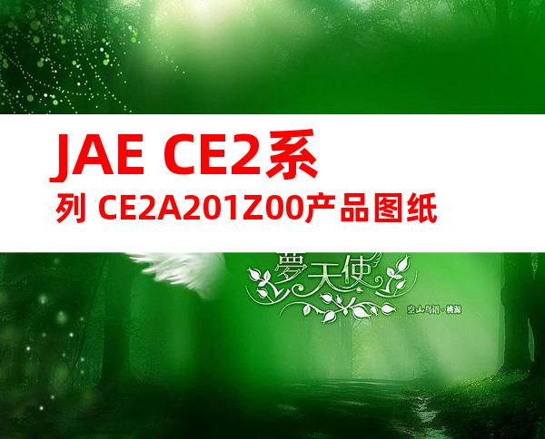 JAE CE2系列 CE2A201Z00产品图纸